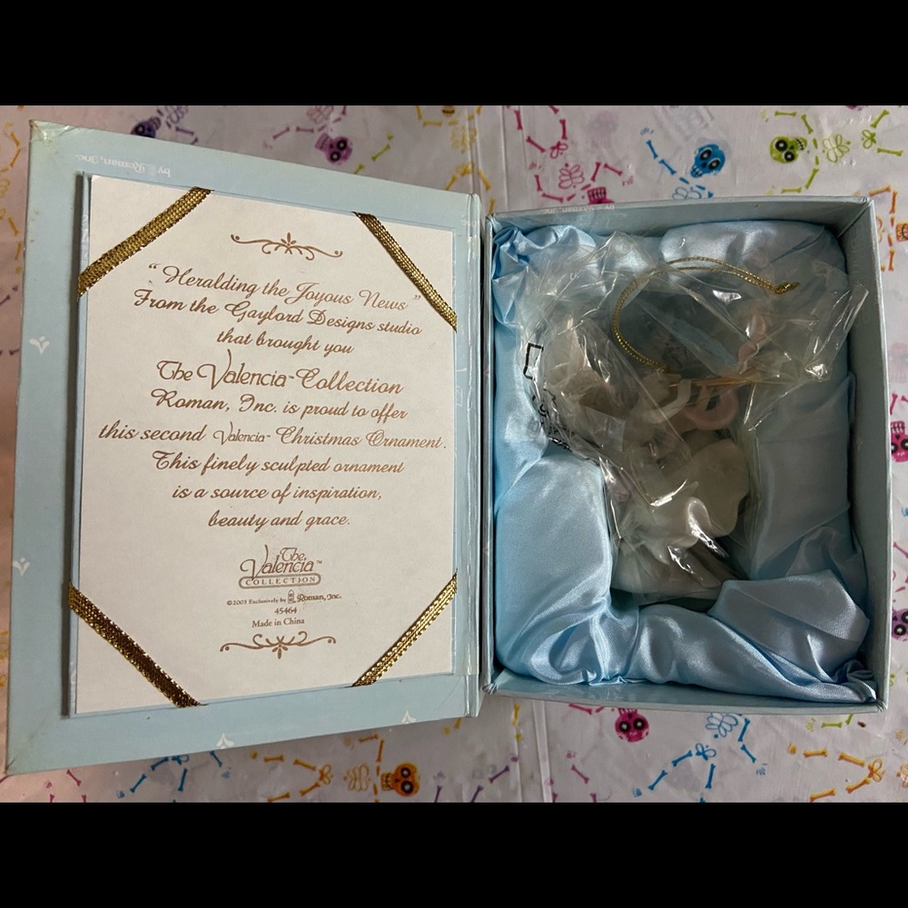 The Valencia Collection Christmas Angel Ornament